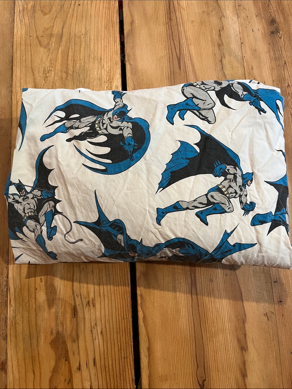 POTTERY BARN KIDS x Batman *Twin* Fitted Sheet Organic Print